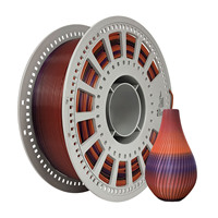 Filament PLA couleur arc-en-ciel 1,75 mm 1 kg pour imprimante 3D, haute résistance, 100 % matière vierge, haute résistance à l'abrasion, sans empreintes de moule