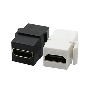 <span class=keywords><strong>HDMI</strong></span> Tương thích kết nối <span class=keywords><strong>180</strong></span> độ Keystone chèn Coupler khe cắm nữ để Nữ 4K 60Hz Extender cho tường tấm - Product Image 1