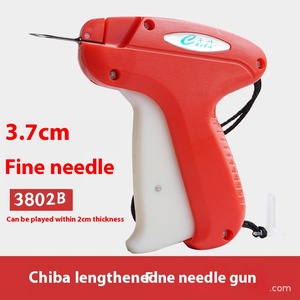 Extended <span class=keywords><strong>Chiba</strong></span> 3802B Fine Tag Gun 4,3 cm Pistola de aguja fina de plástico para calcetines Toallas y artículos gruesos para prendas - Product Image 4