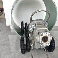 Robot Inspeksi Pipa Saluran Air Kotor dengan Kamera CCTV, Kabel Rotasi 200M, Dapat Disesuaikan untuk Inspeksi Pipa Saluran Pembuangan Tanpa Galian