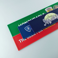 Tapis anti-déversement en silicone personnalisé pour bar à bière, écologique, avec logos, 10 couleurs, taille sur mesure, style moderne