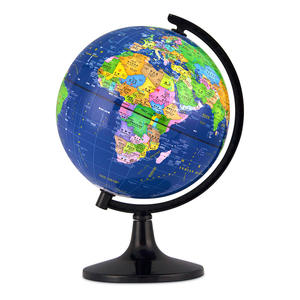 Haute définition 360 degrés rotatif cadeau éducatif enseignement géographie <span class=keywords><strong>monde</strong></span> politique Globe en plastique avec lumière - Product Image 1