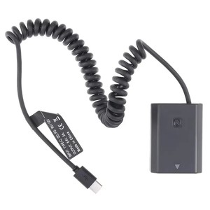 Nouvel adaptateur de batterie factice NP-FZ100 avec accessoires de caméra à câble à ressort USB-C pour <span class=keywords><strong>Sony</strong></span> A6600 A7C A7III <span class=keywords><strong>A7SIII</strong></span> A7R - Product Image 3