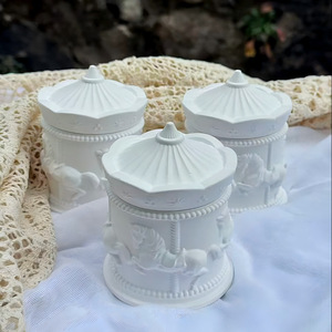 Rotating <strong>Carousel</strong> High-End Scented <strong>Candle</strong> Birthday Gift Bedroom Romantic Practical for Girls Recommended Handmade - Product Image 3