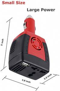 DC 12V a AC 110V 220V 230V 240V veicolo 150watt convertitore di potenza 150W auto Inverter - Product Image 5