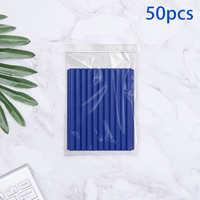 Bâtons de colle thermofusible en Silicone de couleur 100mm pour coller la mousse plastique papier métal verre bois jaune vert bleu rouge