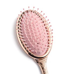 Juego de Espejo y Cepillo para el Cabello Plateado y Dorado, Espejo de Mano Personalizado con Cepillo para el Cabello - Product Image 5