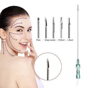 ไหมยกกระชับหน้าแบบเกาหลี Ultra V <span class=keywords><strong>Face</strong></span> Hilos Cog Threads ยกกระชับหน้าอก ปลายทู่ ขนาด 18g 100 มม. ไหม <span class=keywords><strong>PDO</strong></span> 4D - Product Image 2