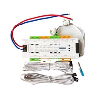 Controlador de iluminación de escaleras inteligente, sistema de escalera de transformador DC12V automático con Sensor de movimiento, tiras LED manuales