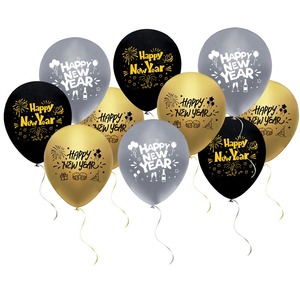 ชุดลูกโป่งสีดำแบบดึงธงสีทองสำหรับปีใหม่ของ<span class=keywords><strong>2023</strong></span>อุปกรณ์ตกแต่งงานเลี้ยงวันปีใหม่ - Product Image 4