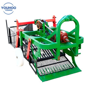 Máquina cosechadora de cacahuetes y frutos secos tipo eje de transmisión, equipo cosechador de cacahuetes de doble uso para surcos planos - Product Image 1