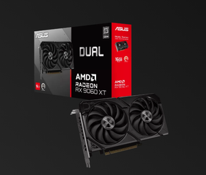 Nouvelle carte graphique RX9060 16 Go en état impeccable, PCIe 5.0 X16, bus mémoire 128 bits, double ventilateur haute efficacité, composant Ne - Product Image 1