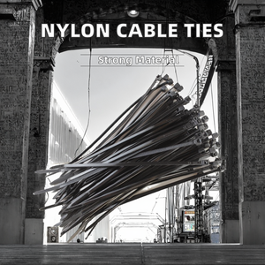 สายรัดเคเบิลไนลอนแบบล็อคอัตโนมัติ RCR สีดำและสีขาว ขนาด 2.0*200 มม. สำหรับงานอุตสาหกรรม ความกว้าง 2.5 มม. ความยาว 250 มม. - Product Image 2