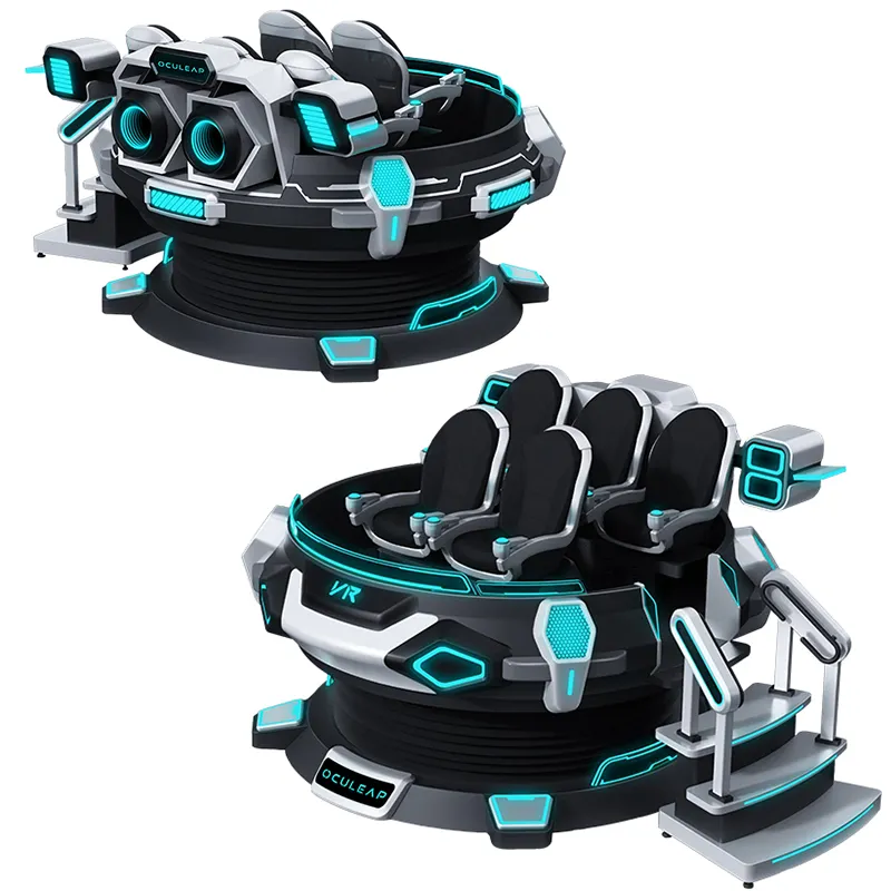 Oculeap VR 9D Cinema Simulator UFO Five Seats Flying Theater VR Flying Simulator VR/AR/MR Entertainment Equipment