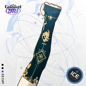 19 Estilos de Mangas de Protección Solar de Verano de <span class=keywords><strong>Genshin</strong></span> <span class=keywords><strong>Impact</strong></span> con Personajes como Zhong Li, Xiao y Klee, de Algodón, Unisex - Product Image 6