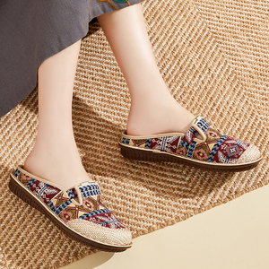 Ummer-<span class=keywords><strong>Sandalias</strong></span> planas informales para <span class=keywords><strong>mujer</strong></span>, zapatos de estilo para caminar, G-102 - Product Image 6