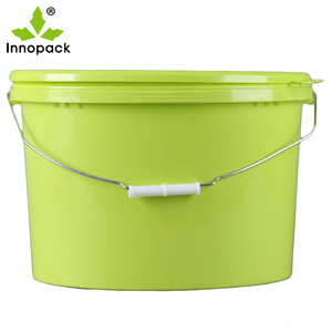 Seau ovale en plastique blanc avec poignée et couvercle hermétique pour <span class=keywords><strong>peinture</strong></span> - Product Image 6