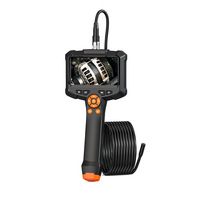 Endoscope industriel transfrontalier le plus vendu, caméra d'inspection de tuyaux haute définition avec écran intégré, portable et maniable
