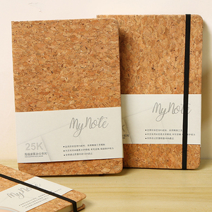 สมุดโน้ตหรูหราแบบกำหนดเองขายส่ง ปกไม้ก๊อก เป็นมิตรกับสิ่งแวดล้อม สมุดวางแผนการเดินทาง สมุดจดบันทึกสำนักงาน ของขวัญต้อนรับ พิมพ์สมุดบันทึก - Product Image 1