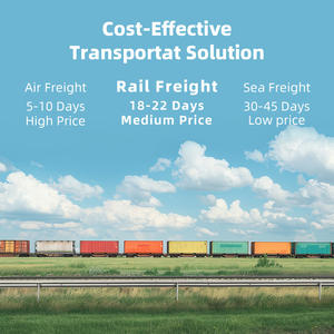 Cina europa merci + servizi di spedizione espressa in tutto il mondo che forniscono DDP FBA per il trasporto merci ferroviario dalla cina all'europa - Product Image 2