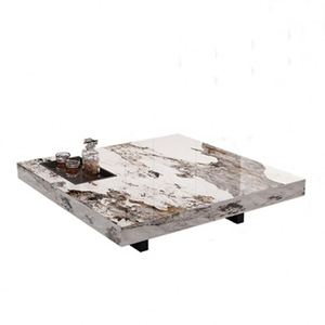 GEDO italiano Rock placa mesa <span class=keywords><strong>de</strong></span> <span class=keywords><strong>centro</strong></span> Simple cuadrado suspendido Mesa <span class=keywords><strong>sala</strong></span> <span class=keywords><strong>de</strong></span> estar mesa <span class=keywords><strong>de</strong></span> té fábrica al por mayor - Product Image 5