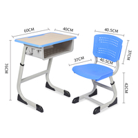 Mobilier scolaire personnalisé ensemble de bureau et chaises de salle de classe pour étudiants pour la maison, le bureau et le salon