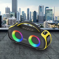 Enceintes de fête portables étanches IPX5 avec radio FM/WiFi, système 2.1 canaux 60W (B52)
