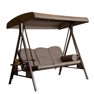 Chaise suspendue en métal, mobilier d'extérieur au design contemporain pour hôtel et parc - Product Image 1