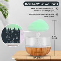 Diffuseur d'huiles essentielles à LED coloré en forme de nuage, humidificateur, vente chaude d'usine, nouveau produit 2023