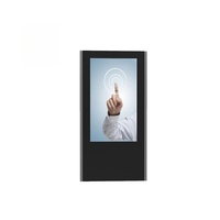 43 55 65 pouces écran étanche support de sol extérieur kiosque écran tactile haute luminosité écran LCD signalisation numérique TV extérieure