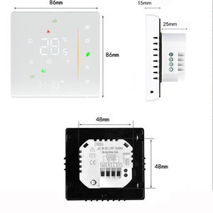 Умный Wi-Fi термостат, совместимый с приложением Smart Life, для электрических, водяных и газовых котлов, для теплого пола, бытовая электроника - Product Image 2