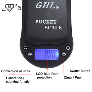 विनिर्देशों की एक किस्म मिनी डिजिटल जेब पैमाने, पोर्टेबल जेब हीरे स्केल, परिशुद्धता इलेक्ट्रॉनिक पैमाने - Product Image 3