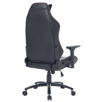 Chaise de jeu ergonomique de direction avec structure métallique, revêtement en tissu, hauteur réglable, coussin en mousse à mémoire de forme, accoudoirs 4D et support lombaire