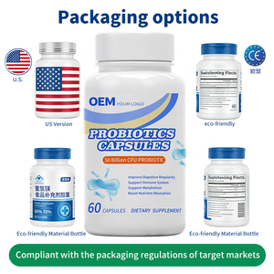 Cápsulas Probióticas Veganas, Suplemento para la Salud Intestinal, 100% a Base de Plantas, Cumple con las Normas de la UE, Etiquetado Personalizado, Empaque Apto para Veganos - Product Image 4