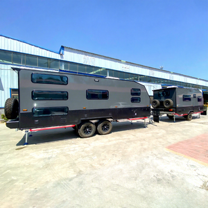 Populaire Remorque de camping tout-terrain 4x4 pour camping-car, avec châssis en aluminium, suspension indépendante et mini-extension - Product Image 1