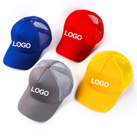 Casquette Trucker en Coton à 5 Panneaux Personnalisée, Respirante, Protection Solaire Estivale, pour Hommes et Femmes, Casquette Snapback en Maille