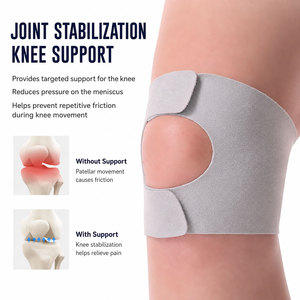 Rodillera ligera <span class=keywords><strong>de</strong></span> compresión ajustable con rótula abierta para correr, deportes y alivio del dolor <span class=keywords><strong>de</strong></span> artritis - Product Image 5