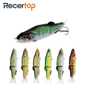 180mm articulé Glide Bait <span class=keywords><strong>Swimbait</strong></span> Soft Tail Bass <span class=keywords><strong>Trout</strong></span> Sinking Blanks Leurres de pêche non peints - Product Image 2