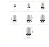 Plafonnier LED encastré dimmable CRI90 IP54 anti-éblouissement en aluminium AC 220V pour intérieur, bureau et maison
