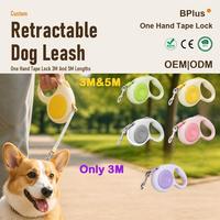 BPlus OEM/ODM Laisse Rétractable pour Chien 3m/5m, Corde Imprimée Anti-Explosion à Sécurité Renforcée pour Petits et Grands Chiens, Idéale pour la Promenade