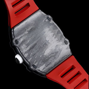 Nouvelle Montre Squelette Automatique Mécanique de Luxe pour Homme 2026, Bracelet en Caoutchouc Bleu Clair Confortable, Boîtier en Carbone, Qualité Supérieure - Product Image 5