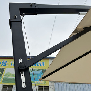 Sombrilla de Jardín Impermeable para Exteriores, Playa, <span class=keywords><strong>Patio</strong></span>, Tipo Cantilever, de Lona, con Estructura de Hierro - Product Image 5