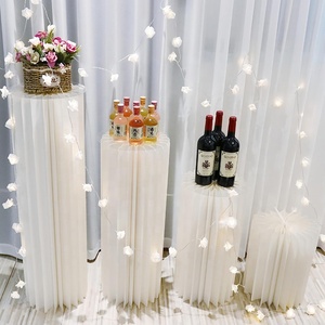 Cột giấy có thể gập lại hiển thị bệ là viết tắt của đám cưới, cột giấy có thể gập lại hiển thị bệ đứng với đĩa Acrylic - Product Image 3