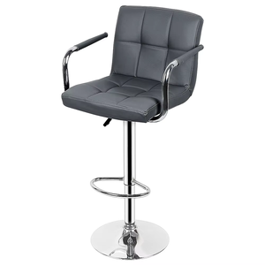 Taburetes Altos y Sillas de <span class=keywords><strong>Bar</strong></span> de Cuero de Lujo, Modernos, Estables y Ajustables, Ecológicos para Uso en Bares de Casa y Hoteles - Product Image 1