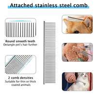 Peigne de toilettage pour chiens pour amincissement et démêlage ensemble de brosses à cheveux pour chiens