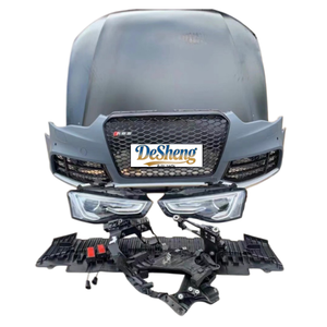 Material PP Premium, para <span class=keywords><strong>Audi</strong></span> A5, S5, Kit de Carrocería para Actualizar a RS5, Parachoques Delantero y Trasero, Faros LED, Rejilla, Alerón, Instalación <span class=keywords><strong>Plug</strong></span> and Play - Product Image 4
