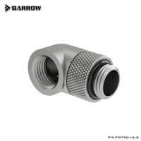 Adaptateur pivotant à 90 degrés Barrow G1/4 ", connecteur de refroidissement liquide pour ordinateur, TWT90-v2.5