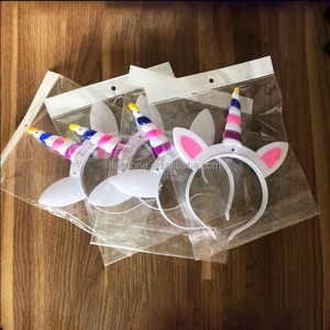 Bandeau de cheveux pour filles avec LED lumineux et <span class=keywords><strong>licorne</strong></span> Accessoires de cheveux pour Noël, Halloween, fête d'anniversaire, cadeau lumineux - Product Image 3