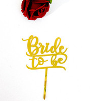 Cake Topper Paar Hochzeits vorschlag Braut zu sein Kuchen Dekoration Glitter MR & MRS Acryl Kuchen Plakat