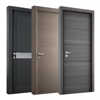 Portes intérieures en bois plaqué HDF au design moderne 2026 pour salon